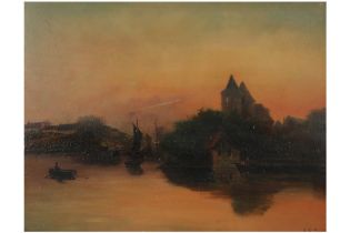 19th Cent. Dutch oil on panel - signed Albertus Jacobus Sap || SAP ALBERTUS JACOBUS (1835 - 1919)