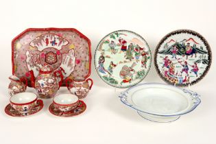 various lot with porcelain and ceramic || Varia porselein en faïence