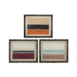 series of three 20th Cent. lithographs printed in colors - signed Rik Slabbinck || SLABBINCK RIK (