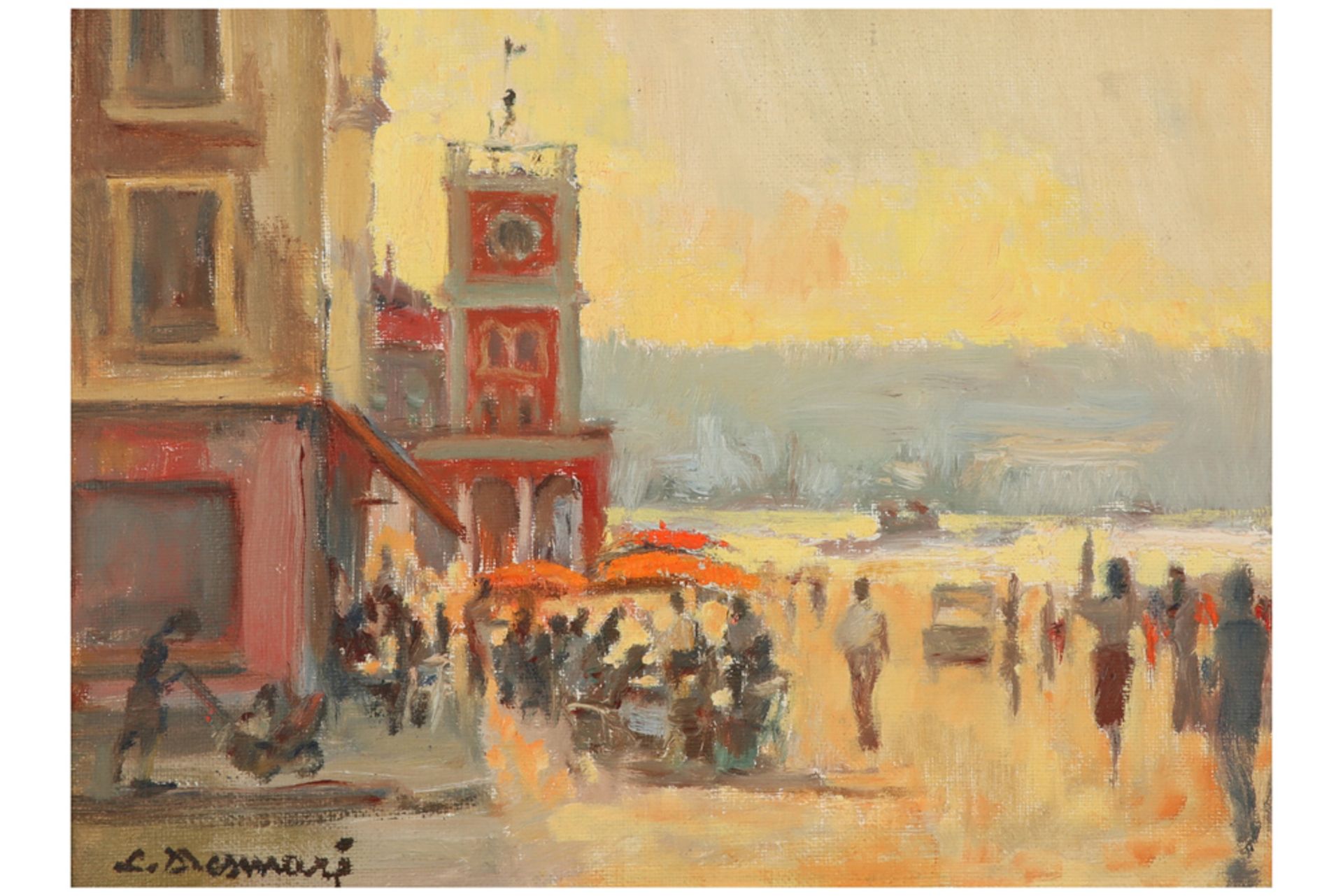 20th Cent. Belgian oil on canvas - signed Lucien Desmaré || DESMARÉ LUCIEN (1905 - 1961)