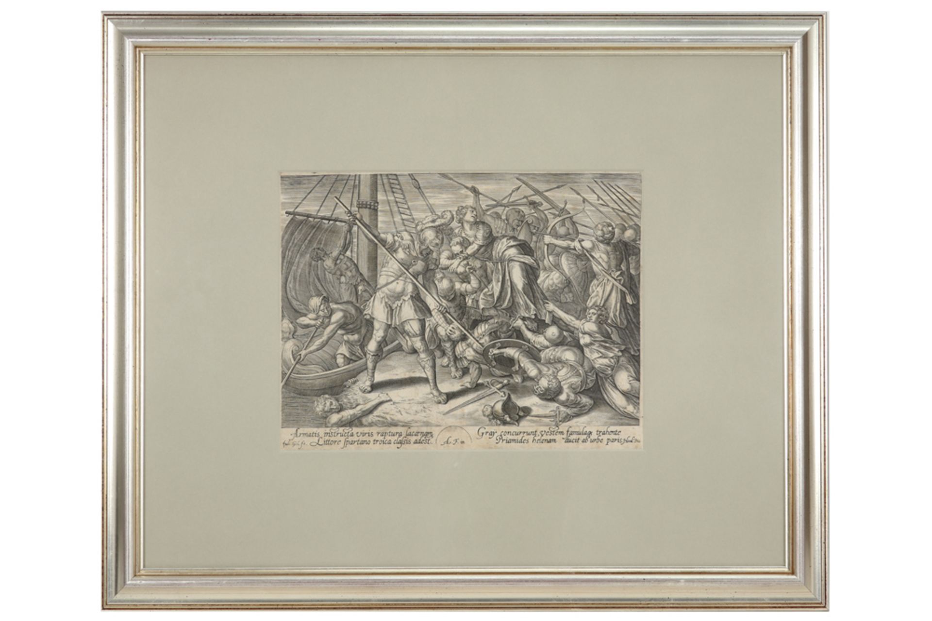 Julius Golzius engraving - this Antwerp artist also has works in the collection of MET, New York and