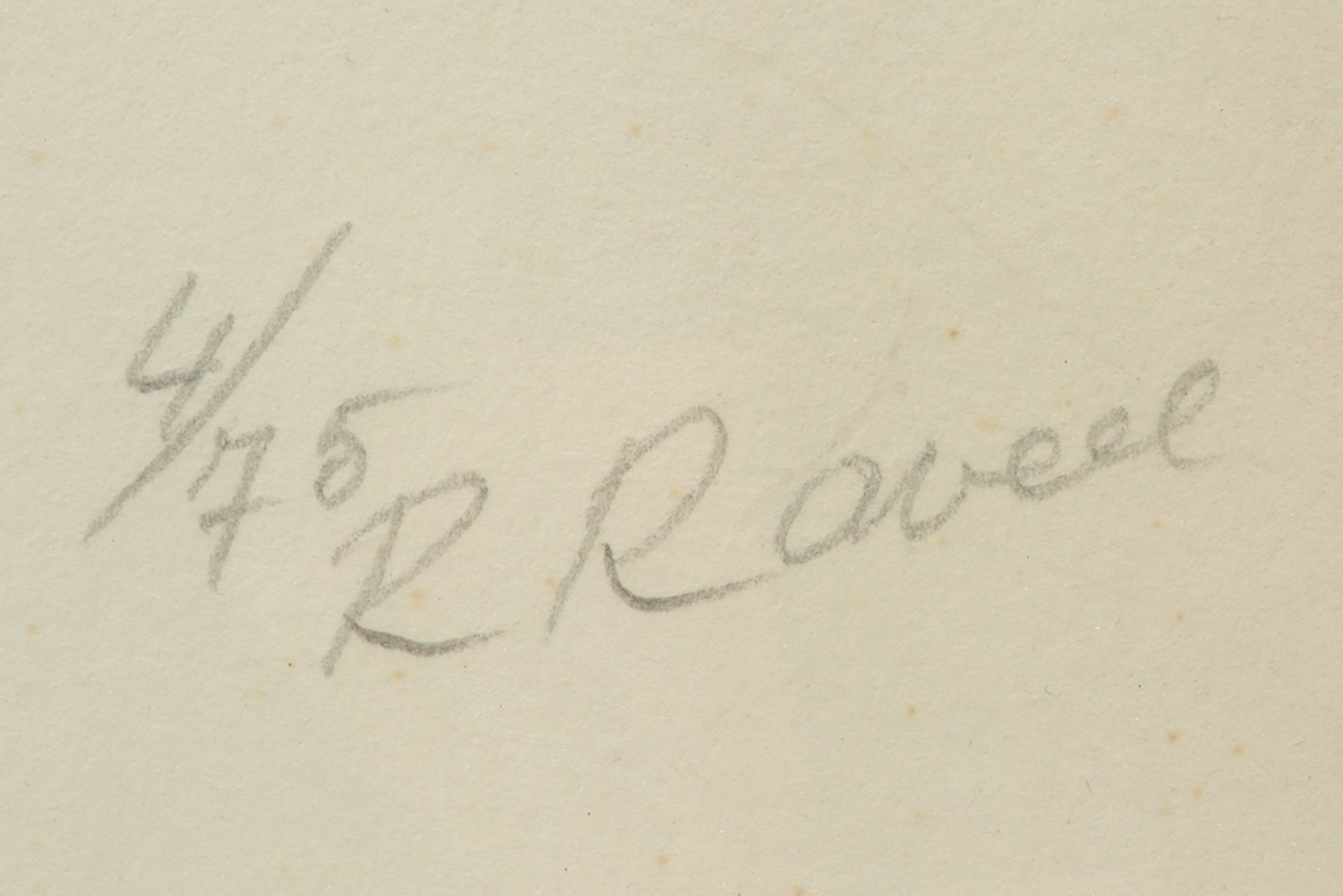 Roger Raveel signed screenprint || RAVEEL ROGER (1921 - 2013) zeefdruk n° 4/75 : "Voetbalveld" dd - Bild 2 aus 3