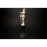 19th Cent. French sculpture in ivory depicting a Nobleman during the Louis XV period - with European