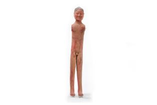 Chinese Han period male "Yang Ling" tomb figure in earthenware || CHINA - HAN - DYNASTIE (206 voor -