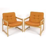 pair of Artifort marked vintage design chairs by Geoffrey Harcourt || HARCOURT GEOFFREY (° 1935)