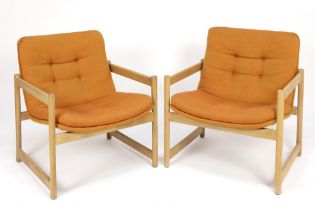 pair of Artifort marked vintage design chairs by Geoffrey Harcourt || HARCOURT GEOFFREY (° 1935)