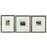 three Belgian etchings - all signed Lea Govaerts and dated 1992 and 1994 || GOVAERTS LEA (° 1932)