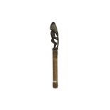 Papua New Guinean Middle Sepik flute stick in bamboo and wood || PAPOEASIE NIEUW - GUINEA - MIDDEN