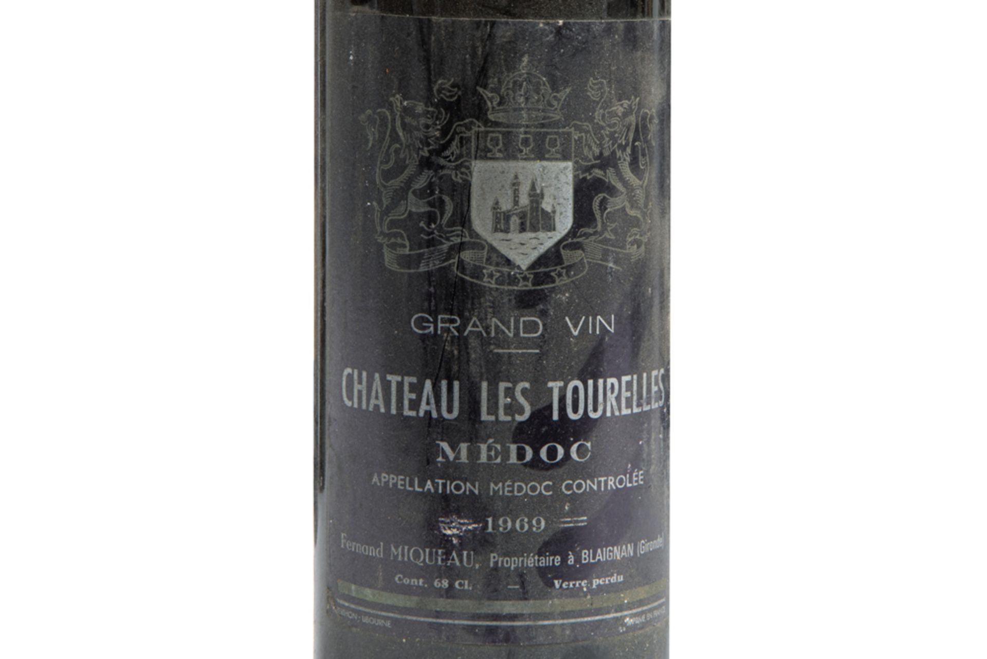 12 bottles of wine : 6 "Château Les Tourelles" dd 1969 and 6 "Chäteau Le Tour de Haut Moulin" dd - Bild 2 aus 3