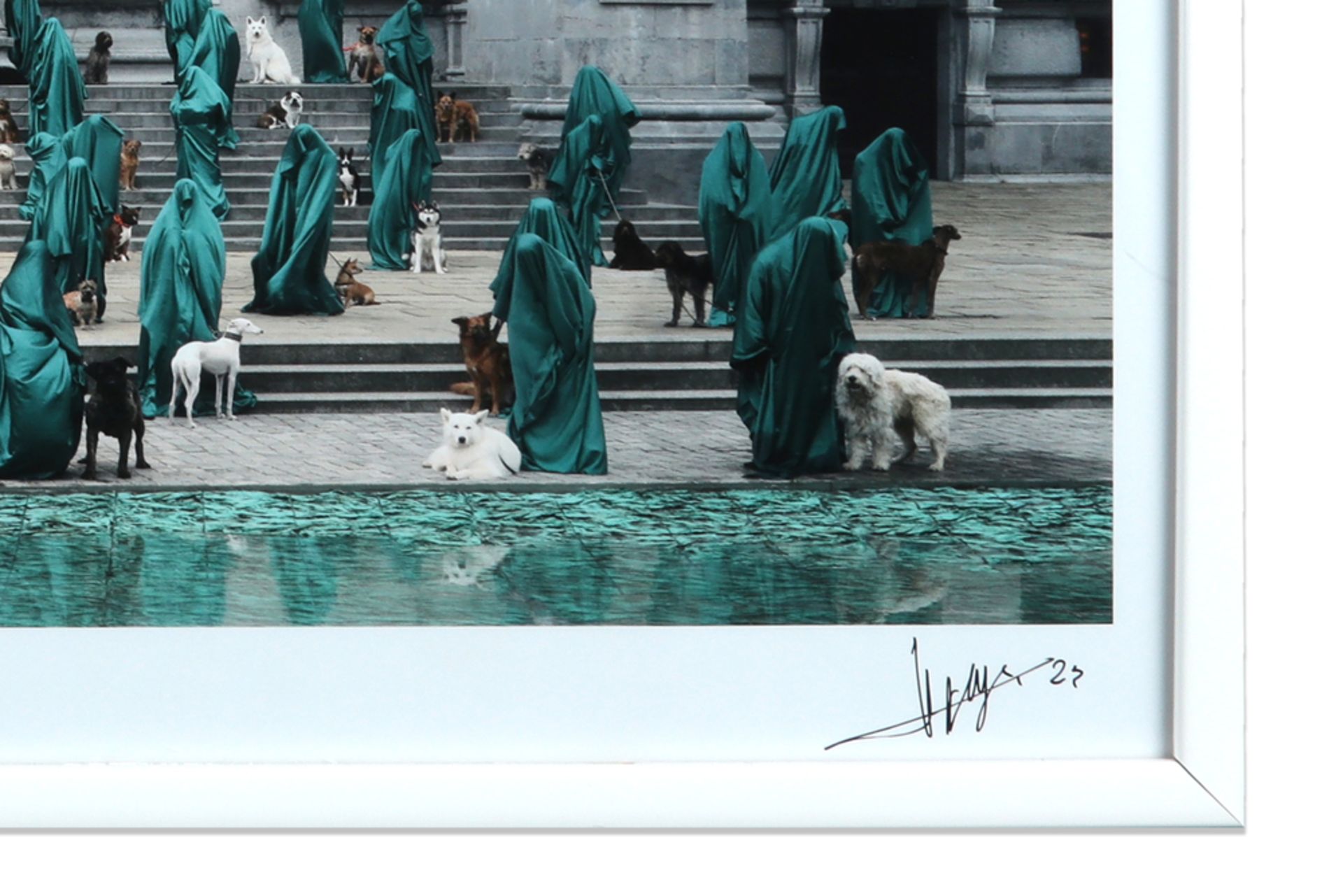 Vincent Lagrange photoprint in colors made in honor of 'The World Animals Day's dated (20)23 || - Bild 2 aus 3