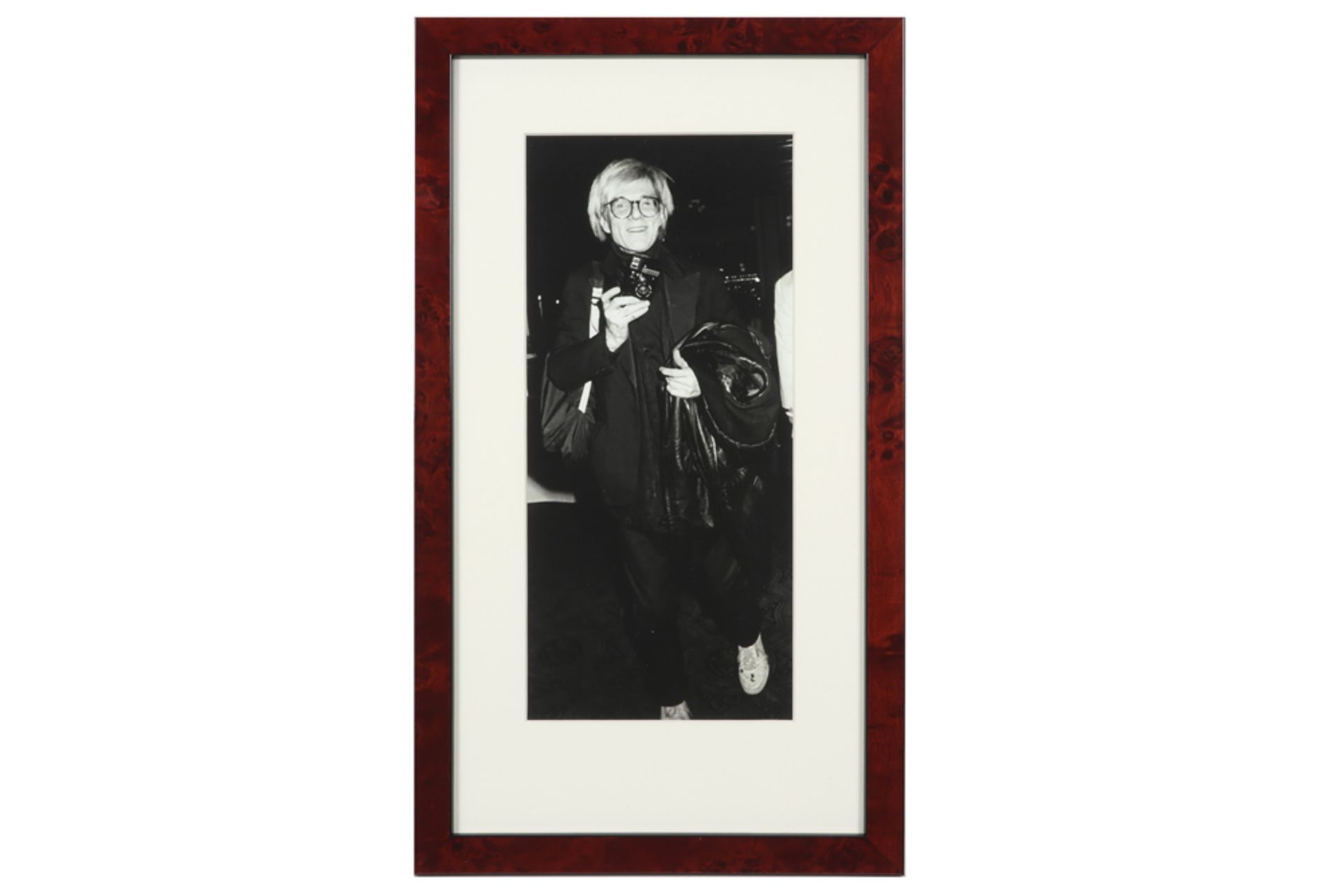 two photoprints in black and white of Andy Warhol - after the original pictures from 1978 || Twee - Bild 2 aus 3