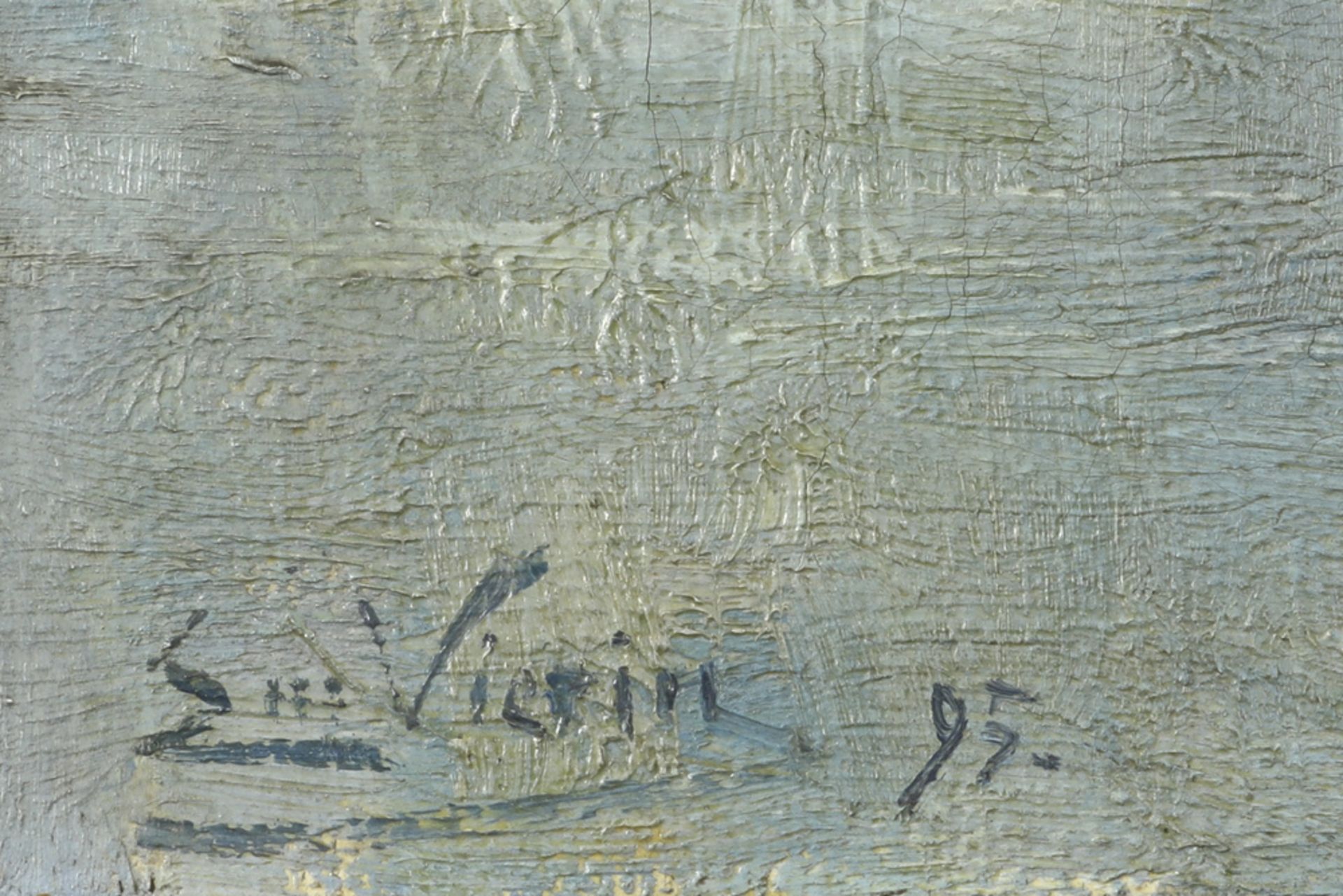 20th Cent. Belgian oil on canvas - signed Emmanuel Viérin || VIERIN EMMANUEL (1869 - 1954) - Bild 2 aus 4