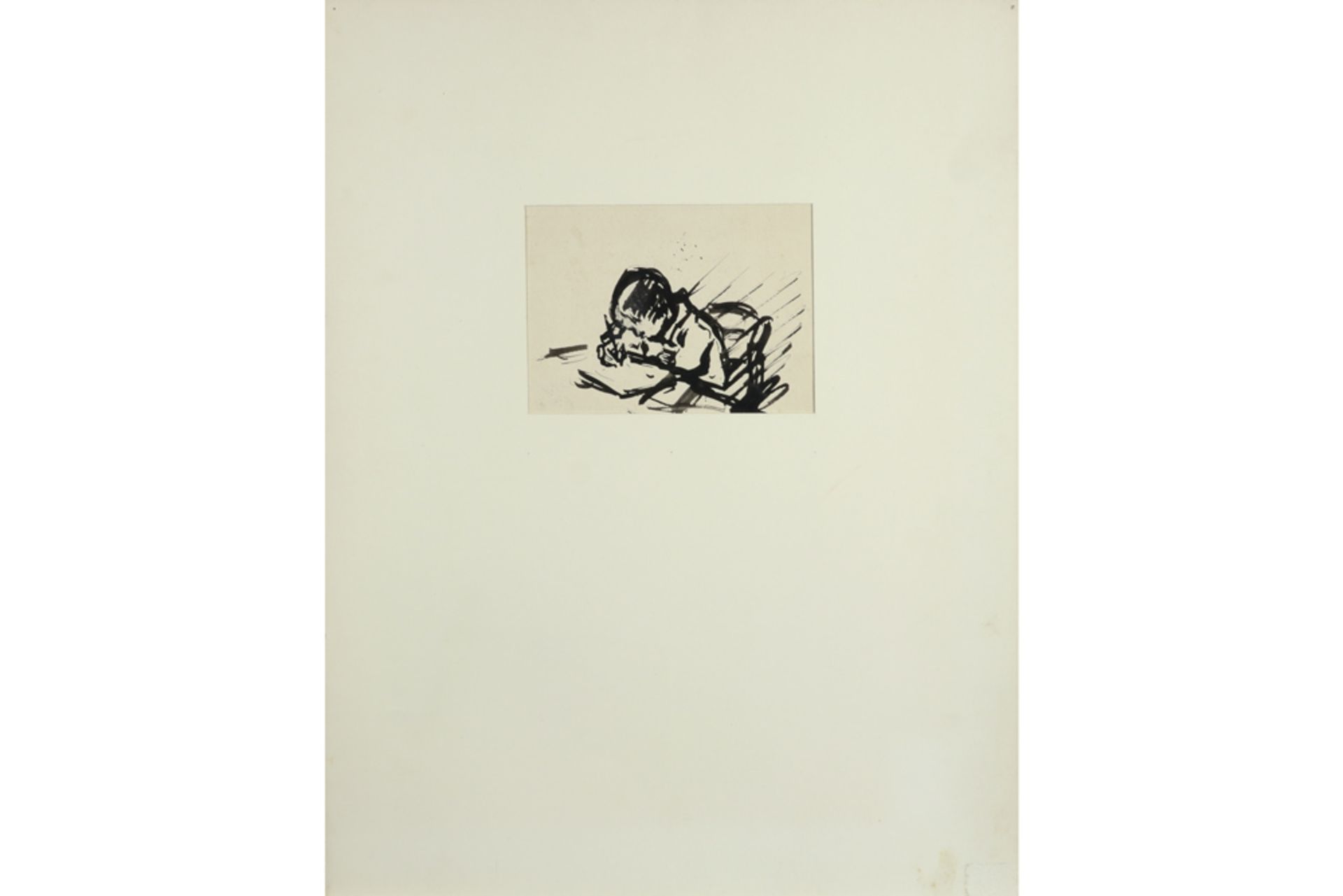 nine 20th Cent. Belgian drawings - with the monogram of Maurice Dupuis || DUPUIS MAURICE, - Bild 6 aus 11