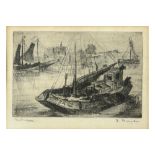 20th Cent. Belgian etching - signed Gust Dierickx || DIERICKX GUST (1924 - 1992) ets getiteld "