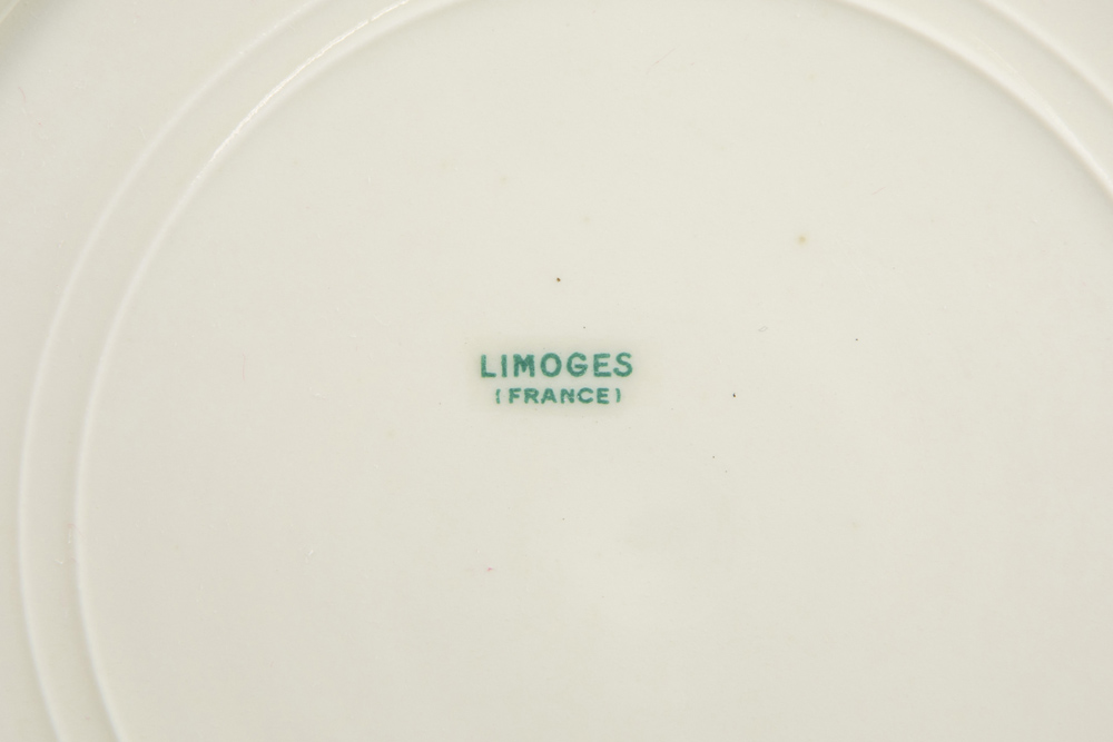 72 pcs Art Deco dinner set in Limoges marked porcelain || 72-delig Art Deco-servies in gemerkt - Bild 2 aus 4