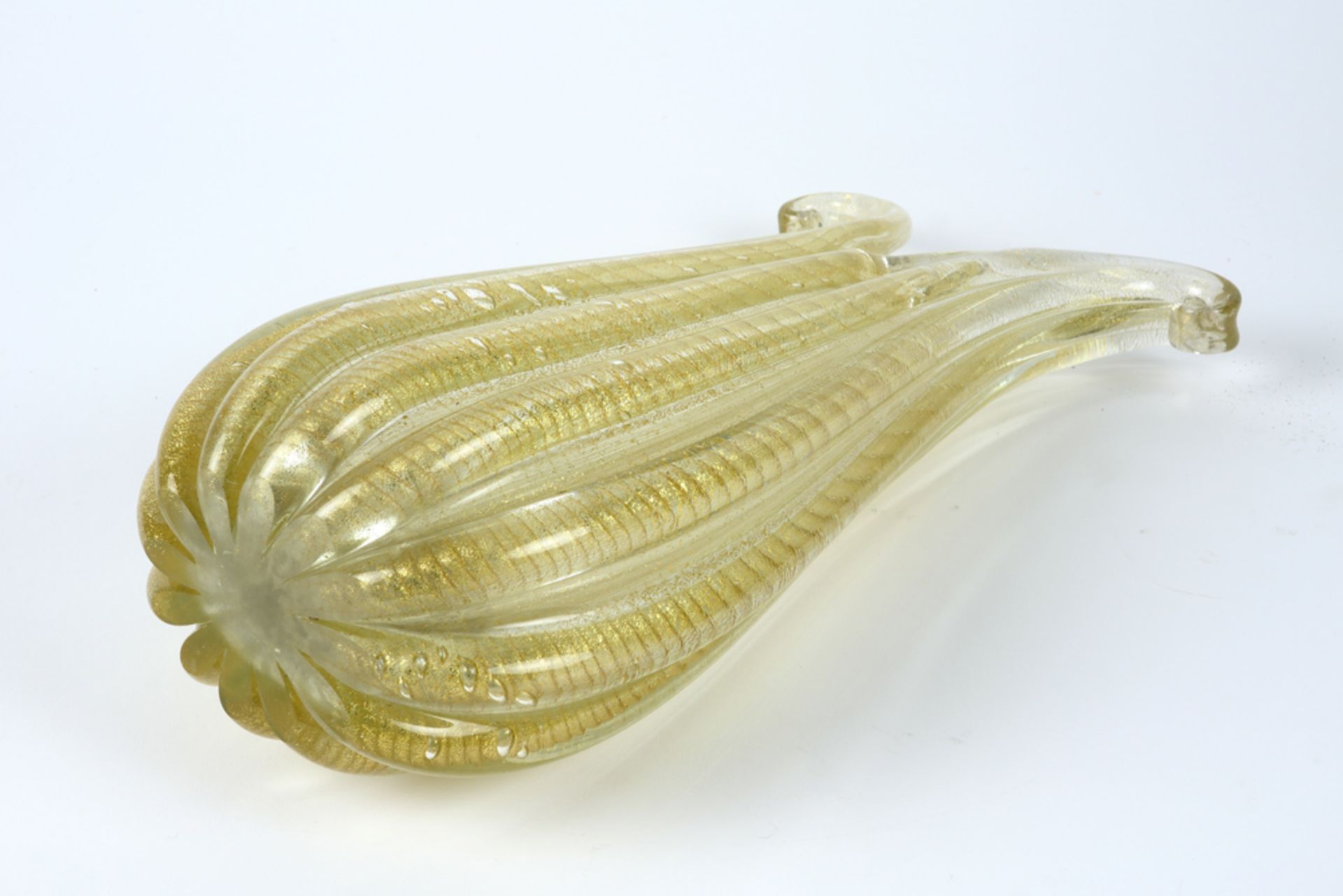 fifties Barovier & Toso "Cordonato d'Oro" vase in glass || BAROVIER & TOSO fifties' "Cordonato d' - Bild 4 aus 5