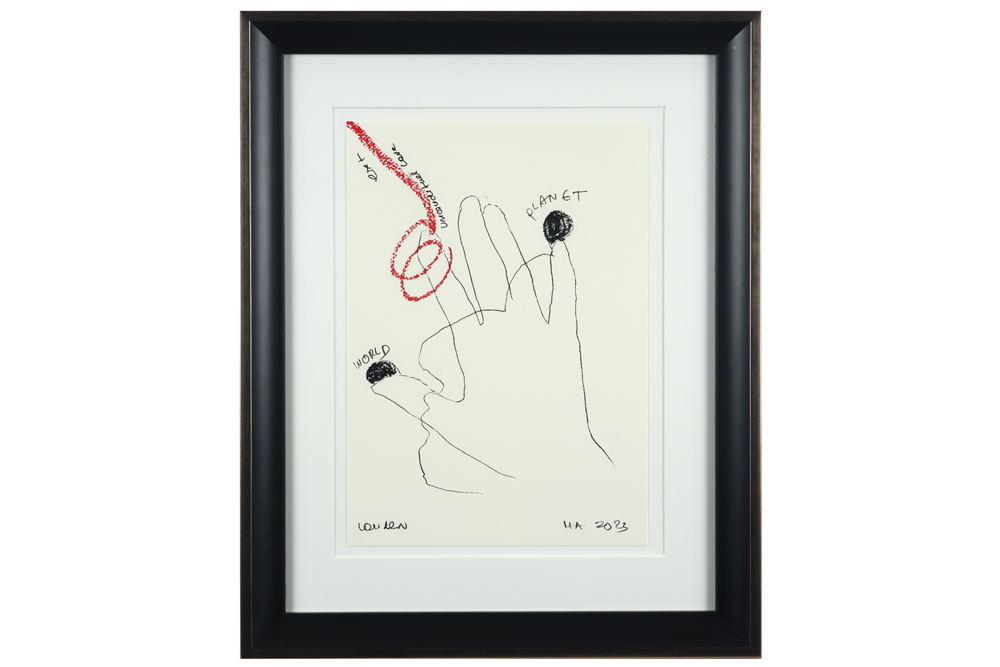 Marina Abramovic signed triptych with three screenprints - with certificate || ABRAMOVIC MARINA (° - Image 4 of 5