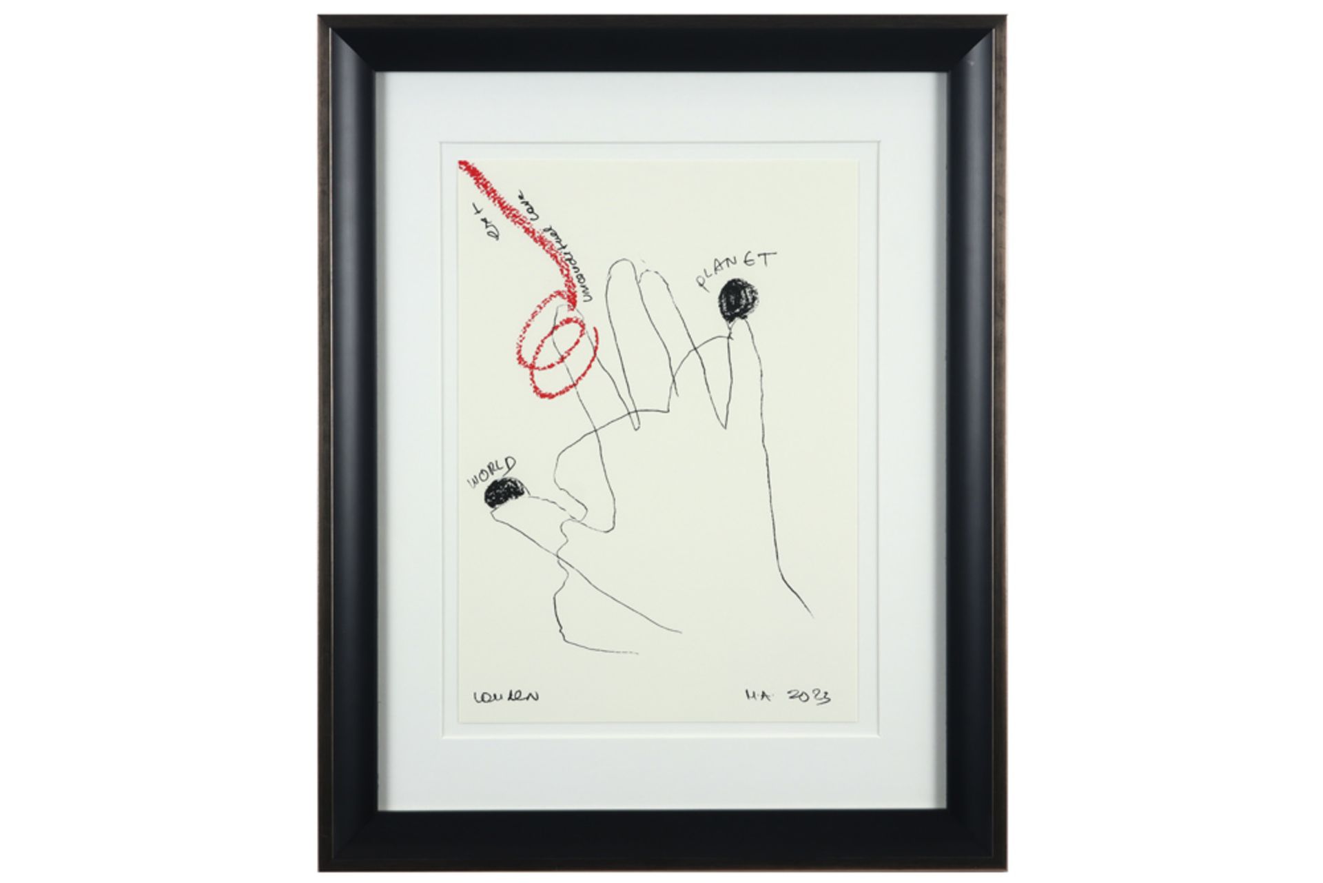 Marina Abramovic signed triptych with three screenprints - with certificate || ABRAMOVIC MARINA (° - Image 4 of 5