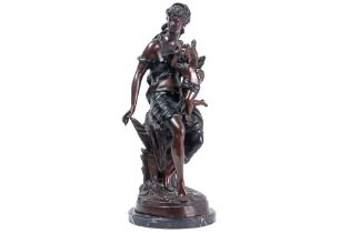 Auguste Moreau signed 20th Cent. sculpture in bronze || MOREAU AUGUSTE (1834 - 1917) 20ste eeuwse