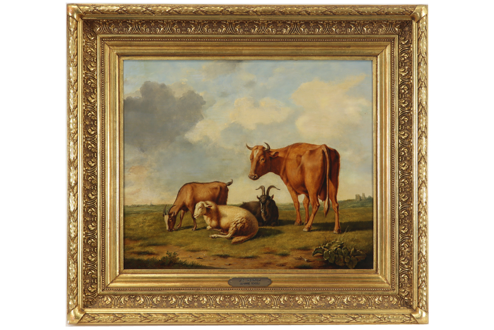 presumably 19th Cent. Belgian oil on panel - signed J.D. De Koninck || DE KONINCK J.D. (19° - 20° - Image 3 of 4