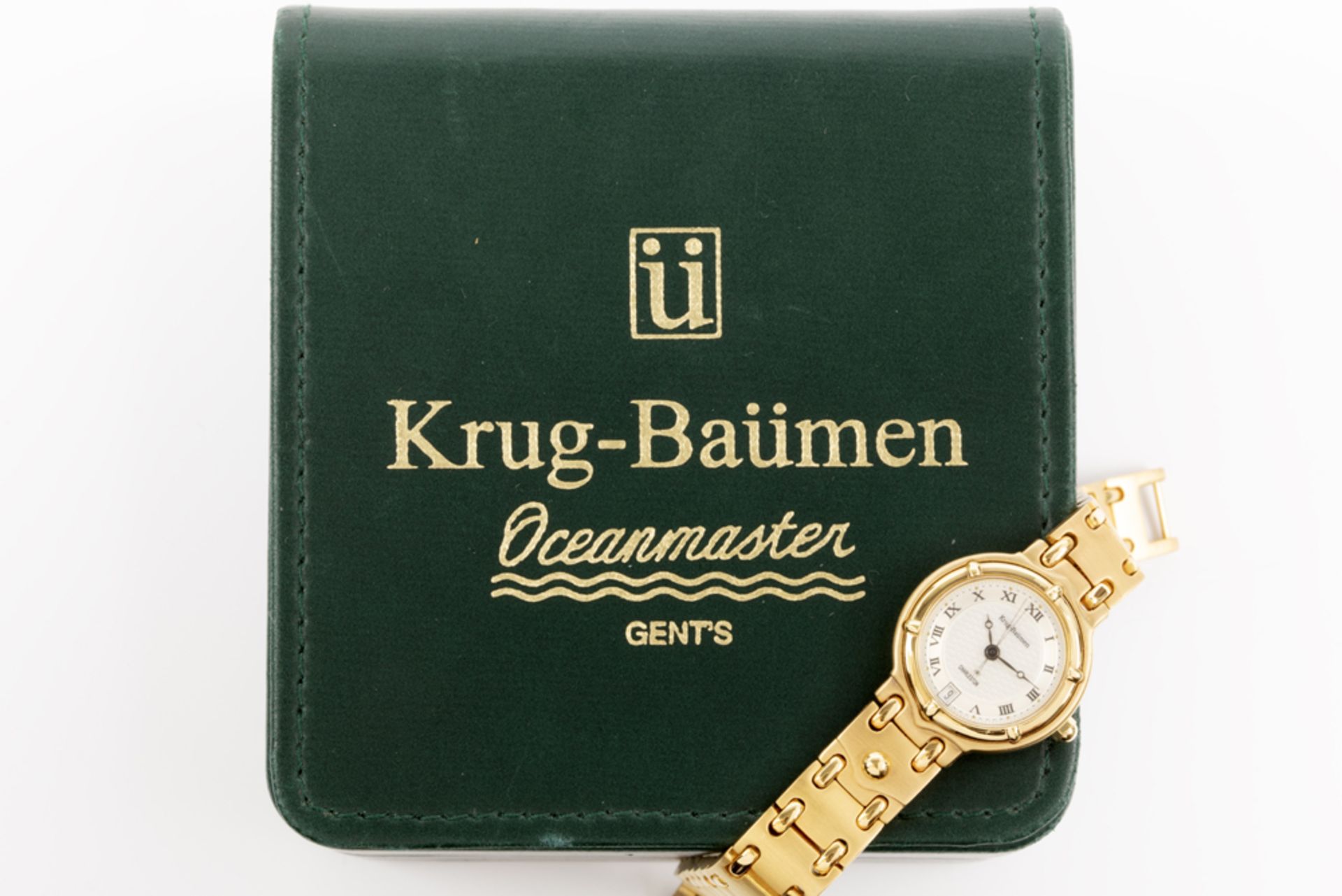 completely original Krug-Baümen marked quartz ladies' wristwatch with its box || KRUG - BAÜMEN - Bild 3 aus 4