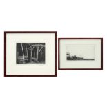 two Belgian etchings - both signed Willem Dolphyn and dated 1981 and 1982 || DOLPHYN WILLEM (