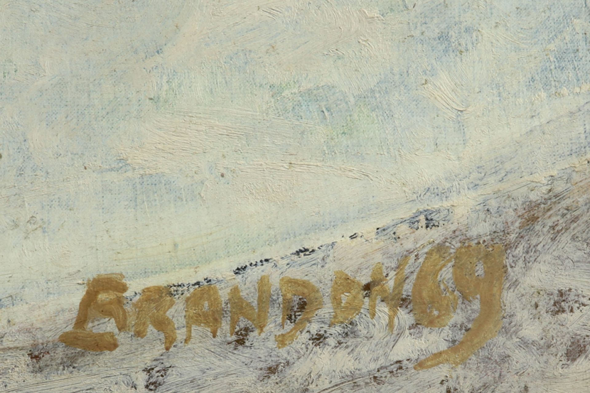 20th Cent. French oil on canvas - signed Frédéric Brandon and dated 1992 || BRANDON FRÉDÉRIC (° - Image 2 of 5
