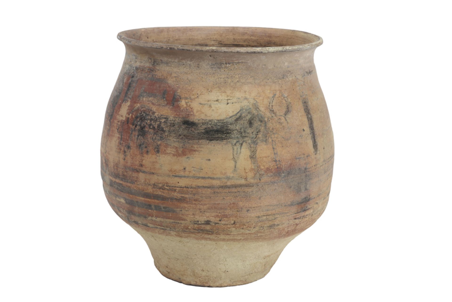 Ancient Pakistan Baluchistan Indus Culture Nindowari pot in painted earthenware || OUD PAKISTAN / - Bild 2 aus 4