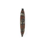 Papua New Guinean Middle Ramu River flute mask in bamboo and wood || PAPOEASIE NIEUW - GUINEA -