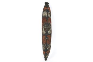 Papua New Guinean Middle Ramu River flute mask in bamboo and wood || PAPOEASIE NIEUW - GUINEA -