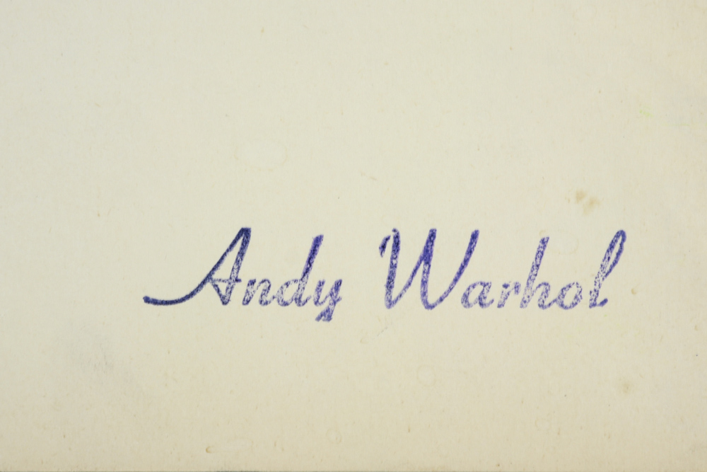Andy Warhol (after) "Multiple Mickey Mouse" print in colours - with name stamp on the back || WARHOL - Image 4 of 4