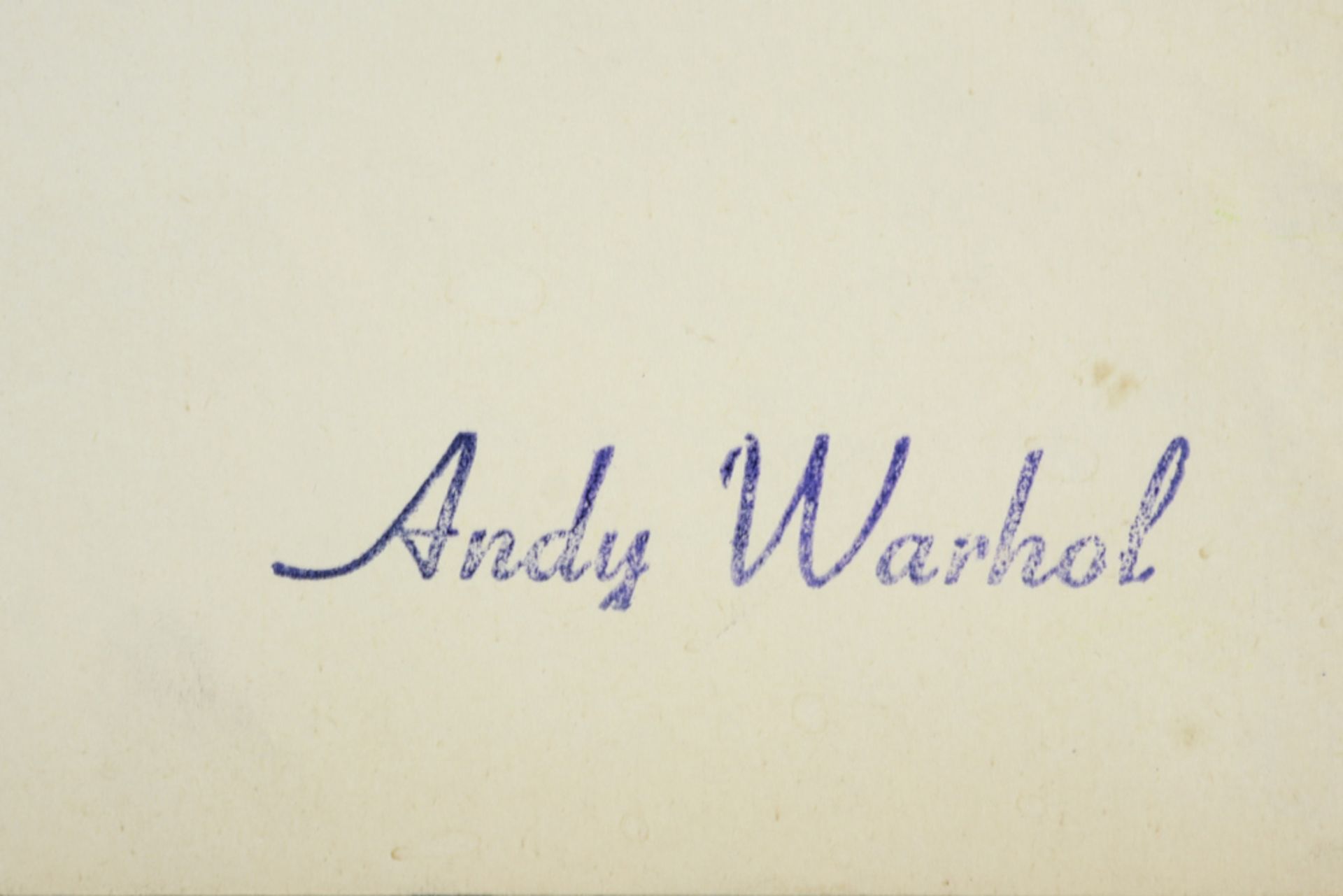 Andy Warhol (after) "Multiple Mickey Mouse" print in colours - with name stamp on the back || WARHOL - Bild 4 aus 4