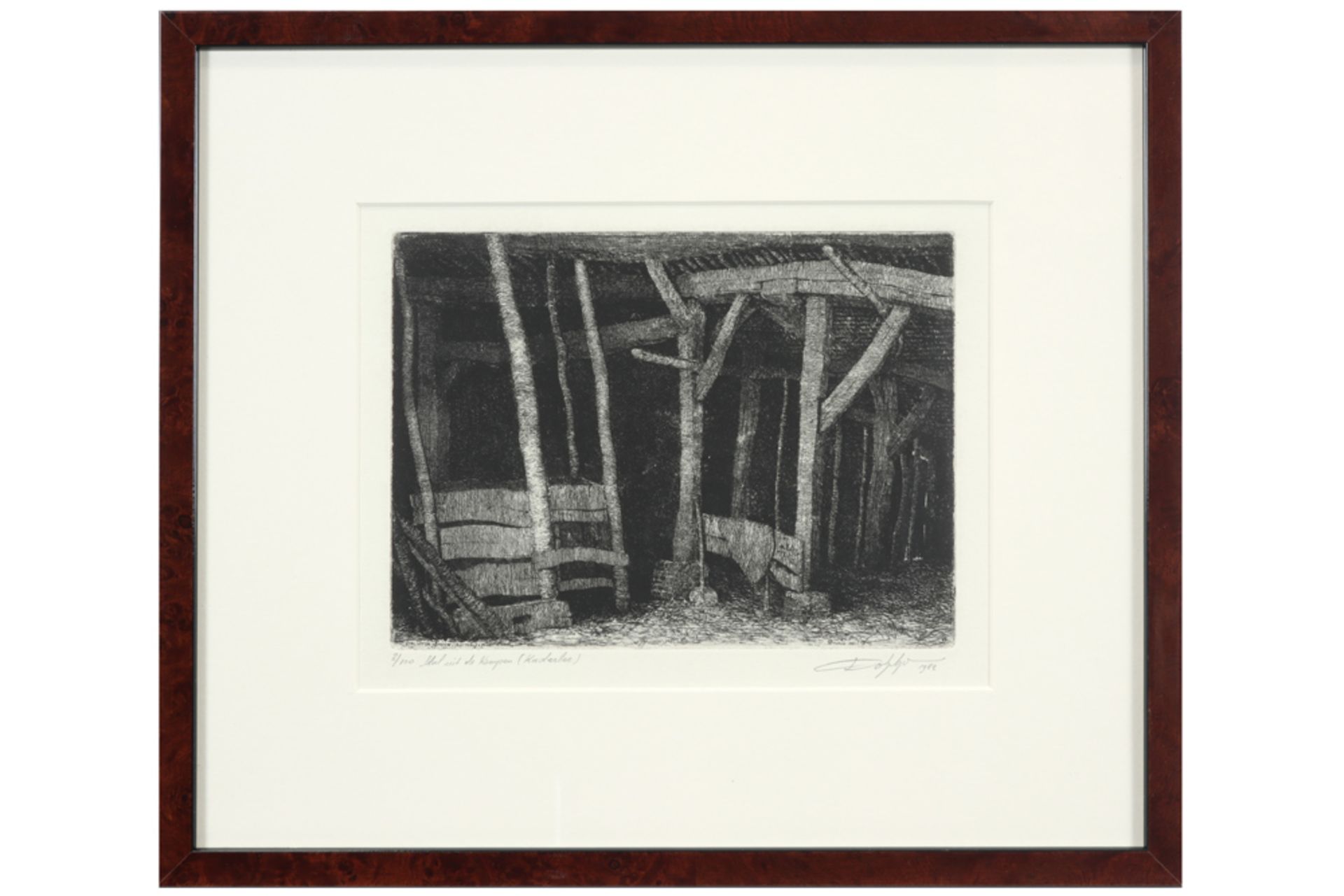 two Belgian etchings - both signed Willem Dolphyn and dated 1981 and 1982 || DOLPHYN WILLEM ( - Bild 2 aus 4