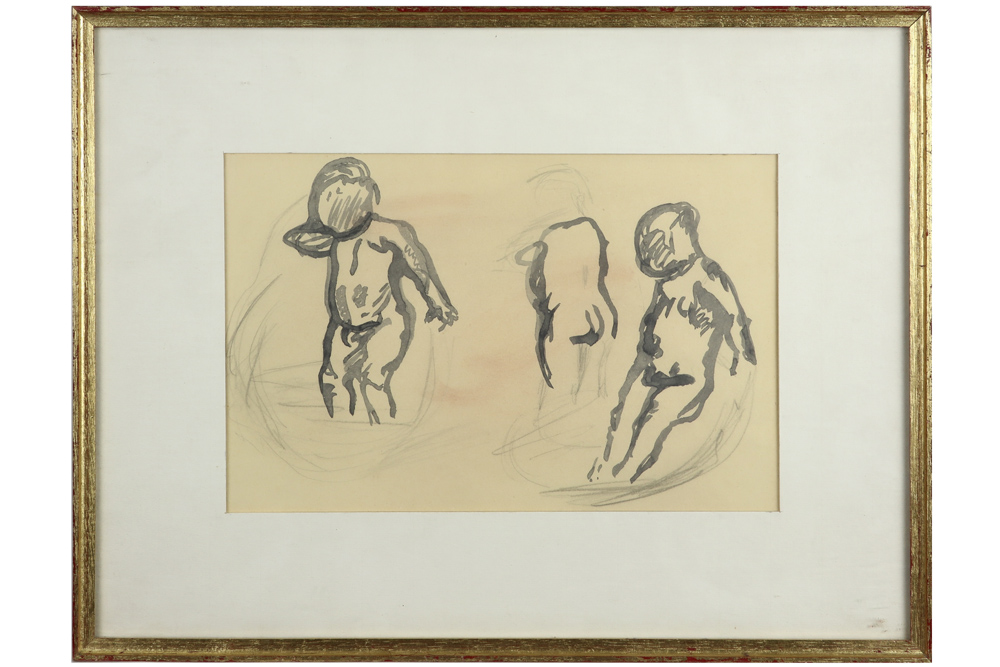 nine 20th Cent. Belgian drawings - with the monogram of Maurice Dupuis || DUPUIS MAURICE, - Image 9 of 11