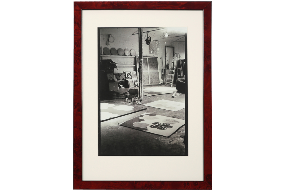 two photoprints in black and white of Andy Warhol - after the original pictures from 1966 || Twee - Image 2 of 5