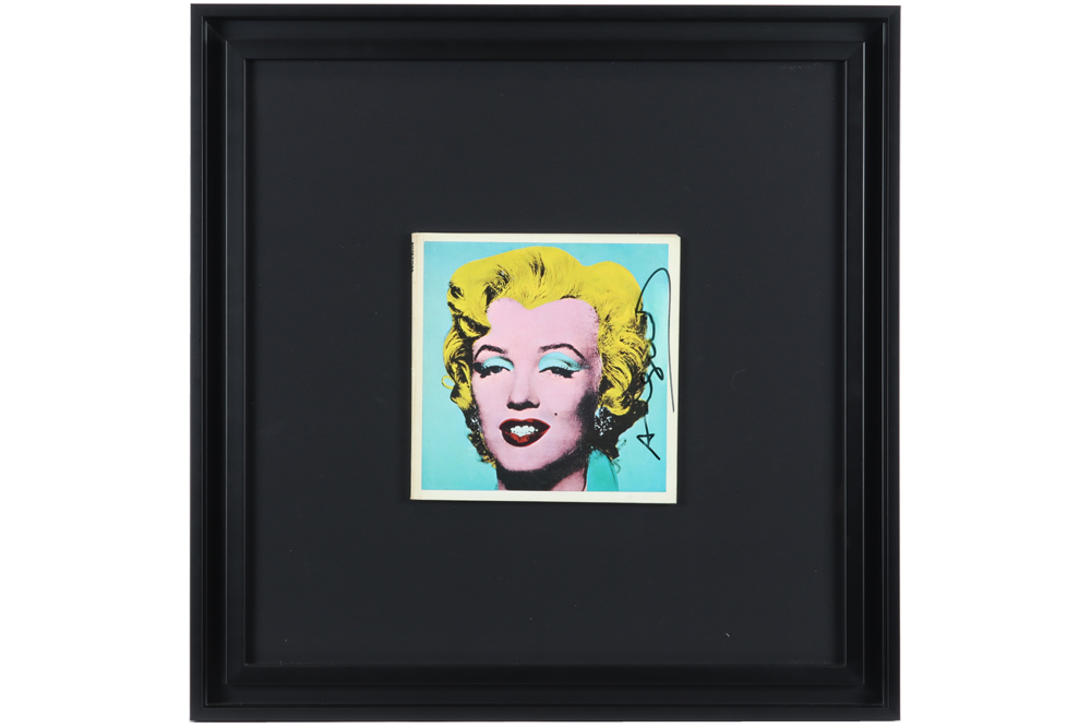 framed Andy Warhol signed catalogue of the 1971 Tate Gallery Exhibition with "Marilyn Monroe" on the - Image 4 of 4