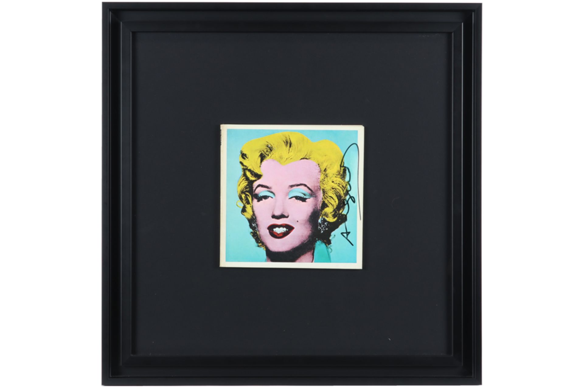 framed Andy Warhol signed catalogue of the 1971 Tate Gallery Exhibition with "Marilyn Monroe" on the - Bild 4 aus 4