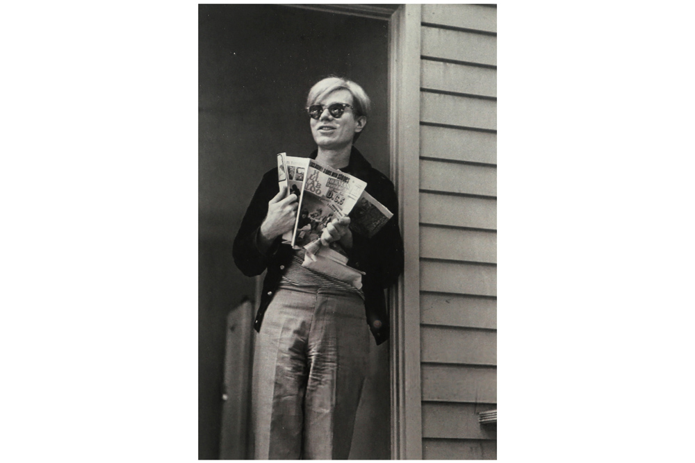 two photoprints in black and white of Andy Warhol - after the original pictures from 1966 || Twee - Image 5 of 5