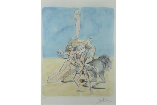 lithograph printed in colours - signed Salvador Dali || DALI SALVADOR (1904 - 1989) kleurlitho n°