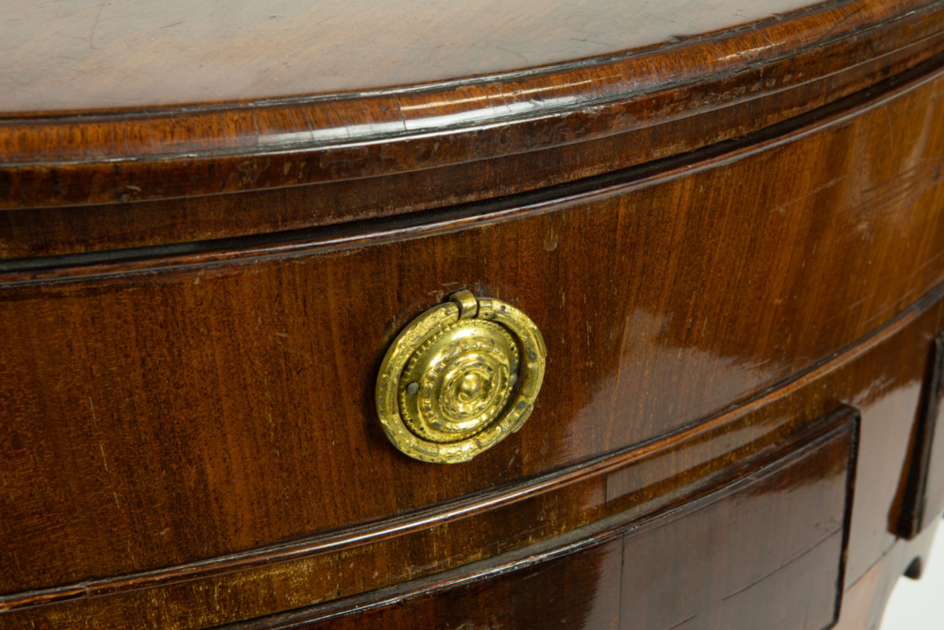 18th Cent. neoclassical console/cabinet with three drawers in mahogany || Fraai achttiende eeuws - Bild 4 aus 4