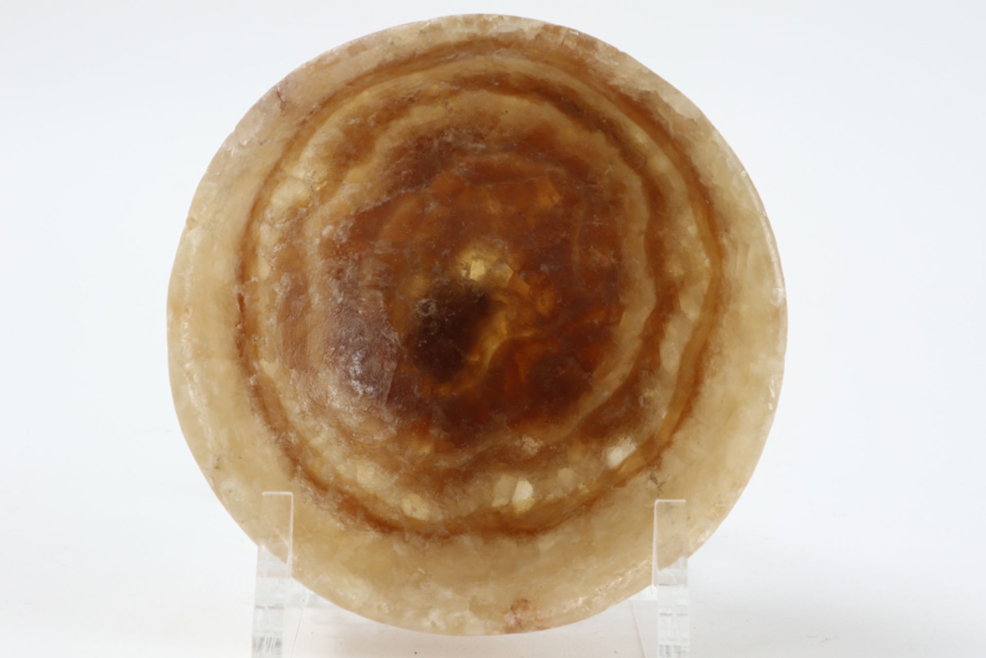 Ancient Egyptian alabaster bowl to be dated between 2000 and 1000 BC || OUD EGYPTE - ca 2000 tot - Bild 3 aus 4