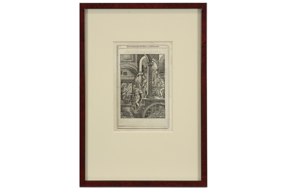 two prints amongst which one of Kristoffel van Zichem || Lot van twee gravures waaronder één van - Bild 2 aus 5