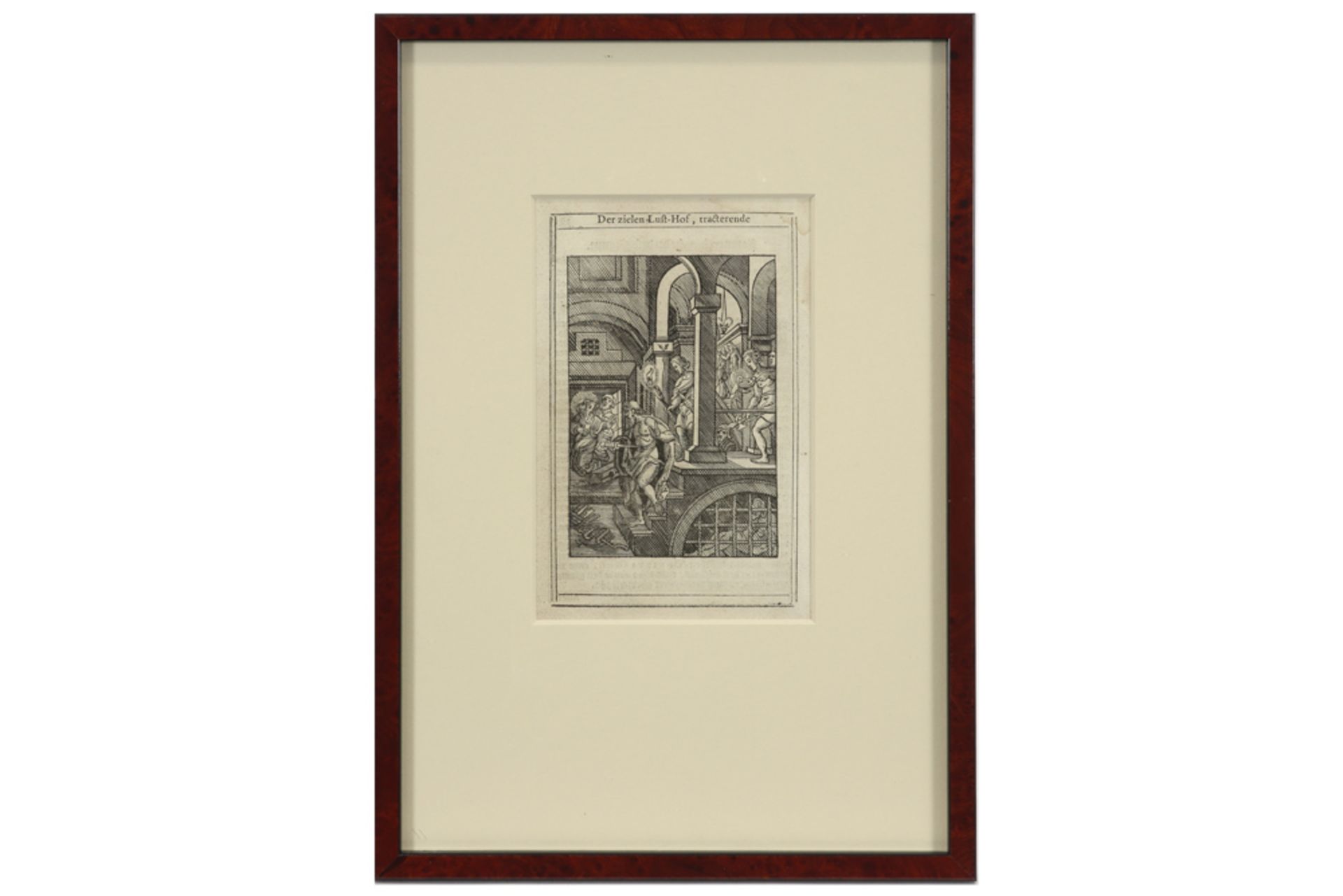 two prints amongst which one of Kristoffel van Zichem || Lot van twee gravures waaronder één van - Image 2 of 5