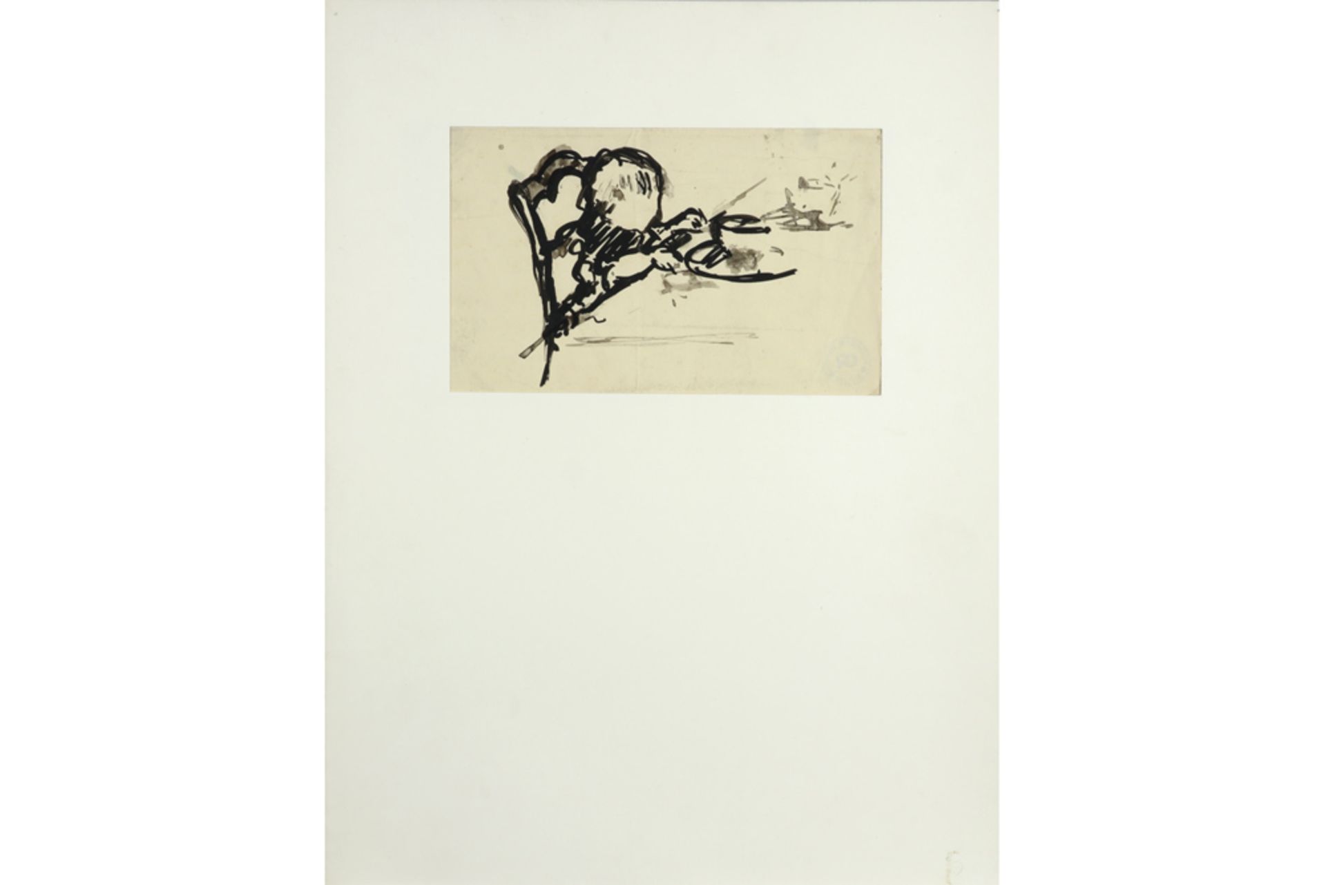 nine 20th Cent. Belgian drawings - with the monogram of Maurice Dupuis || DUPUIS MAURICE, - Bild 3 aus 11