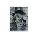 Andy Warhol"Joseph Beuys in memeriam" print, limited edition of 1999 || WARHOL ANDY (1930 - 1987)