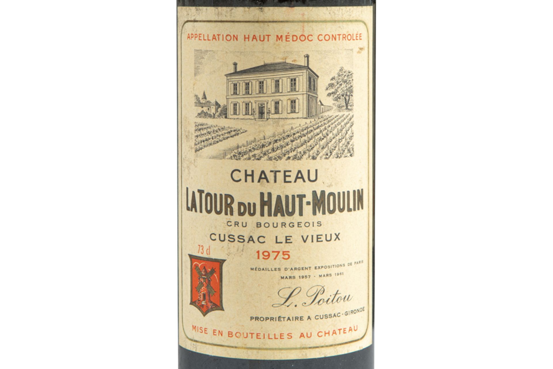 12 bottles of wine : 6 "Château Les Tourelles" dd 1969 and 6 "Chäteau Le Tour de Haut Moulin" dd - Bild 3 aus 3