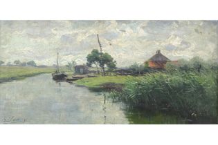 20th Cent. Belgian oil on canvas - signed Emmanuel Viérin || VIERIN EMMANUEL (1869 - 1954)