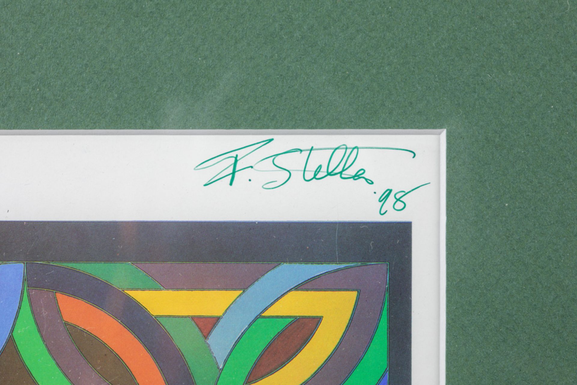 Frank Stella signed museum print of the National Galery Washington for "York Factory II" dd - Bild 2 aus 3