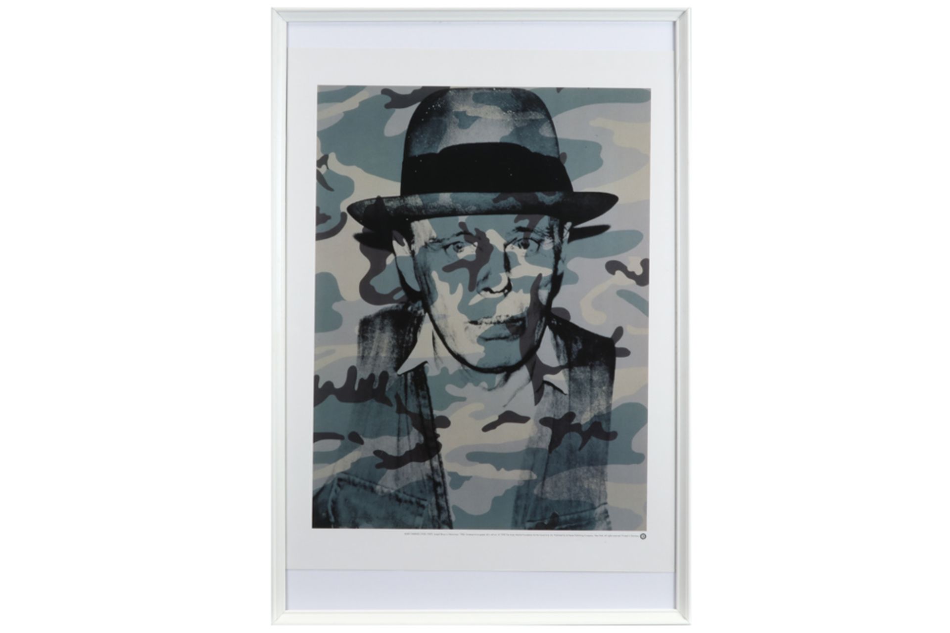 Andy Warhol"Joseph Beuys in memeriam" print, limited edition of 1999 || WARHOL ANDY (1930 - 1987) - Bild 2 aus 2
