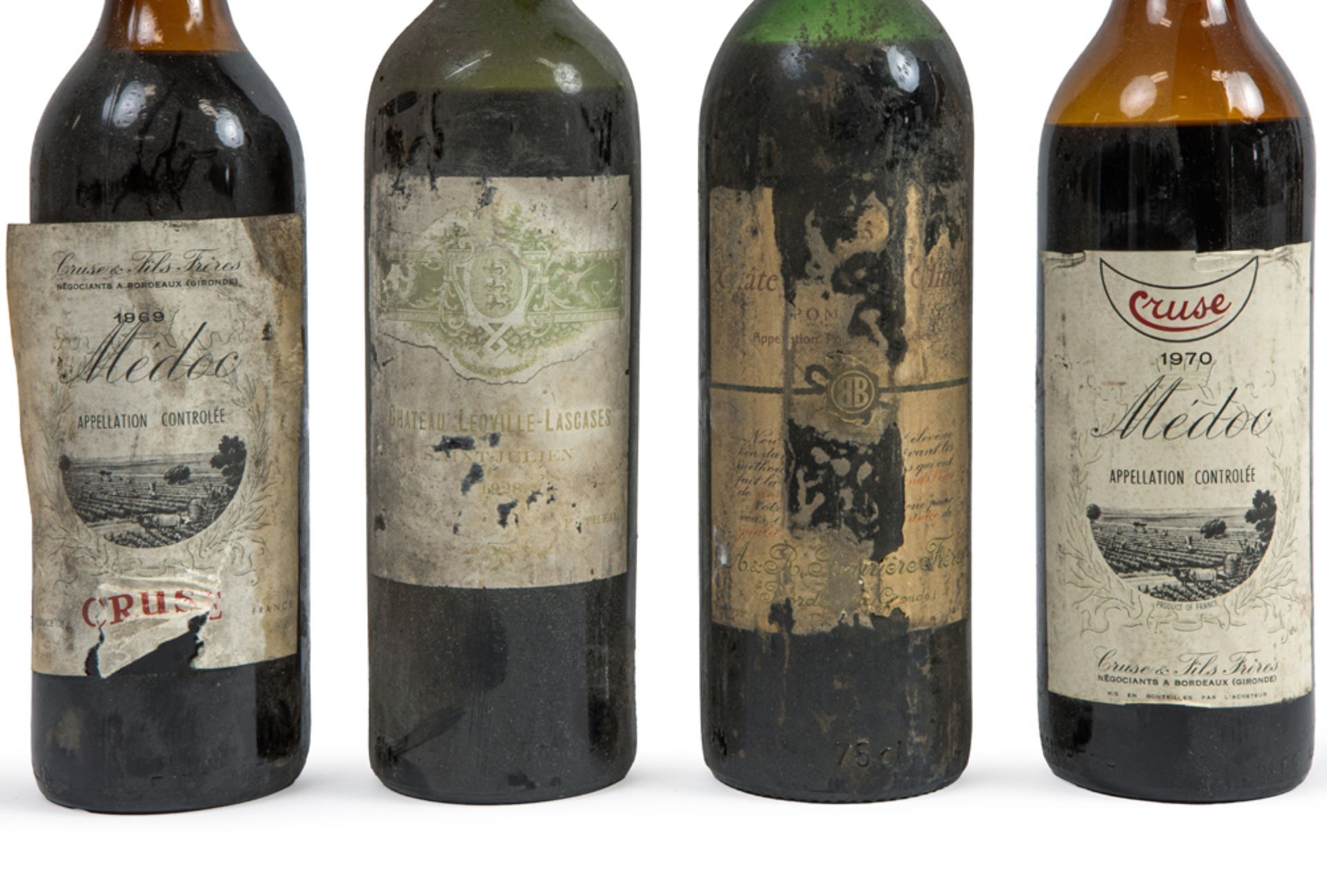 7 bottles of wine || Lot van 7 flessen kasteelwijn : - 3 fl "Château Martinel" (St-Emilion) van 1969 - Image 3 of 3